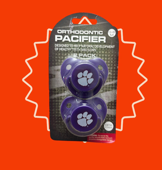 Game Day Tigers Orthodontic Pacifier