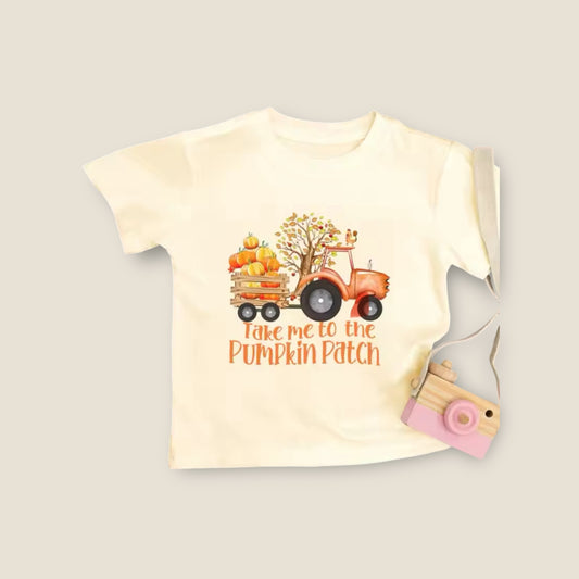 Toddler Unisex Boys/Girls Pumpkin Patch Graphic T-Shirt